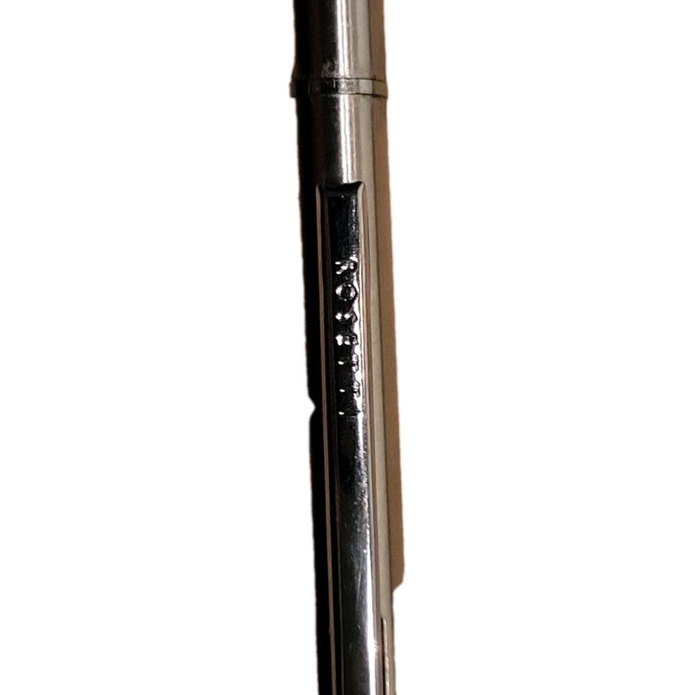 Vintage Rosetti Silver Ballpoint Pen Twist Action Metal Body Executive - Picture 3 of 9